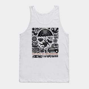 lucy in the sky with diamonds, beatles t-shirts Tank Top